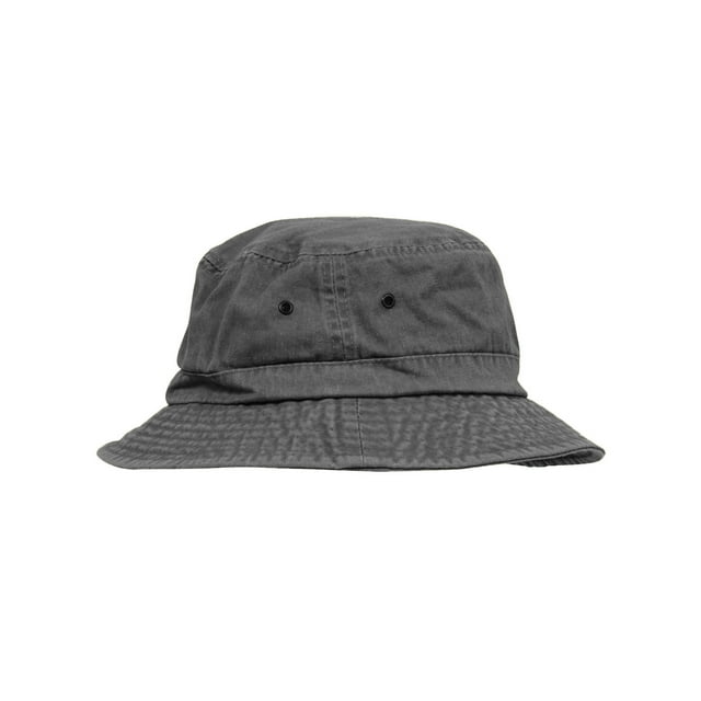 Top Headwear Chapeau Seau Design Lavé, Charbon S/M