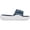 Downpour Gray, variant on Under Armour Ignite Pro 8 Men's Slide Sandals Color: Red Black Size: 9