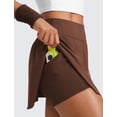 thumbnail image 5 of Falda Deportiva CRZ YOGA con Tajo Lateral y Short Incorporado, Cintura Alta, Talla L, 5 of 5