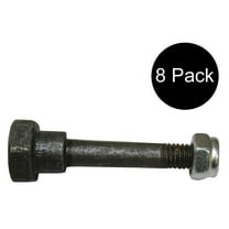 Qty 8: Shear Pin with Nut, 2" x 1/4" Fits Husqvarna Replaces 506690001