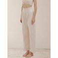 thumbnail image 5 of Wide Leg Yoga Pants for Women Loose Cozy Sweatpants High Waisted Lounge Flowy Pants with Pockets Milk Grey M, 5 of 9