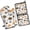 Fall Pumpkins Stars Pattern, variant on Red Truck with Fall Pumpkins Pattern Kitchen Oven Mitt and Pot Holder Sets 2 Pcs for Baking, Cooking and Grilling, Heat Resistant Up To 392 °F