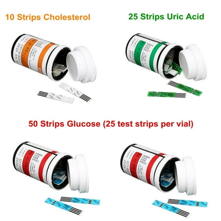 cholesterol test kit glucose blood lancet ua sterile meter strips testing
