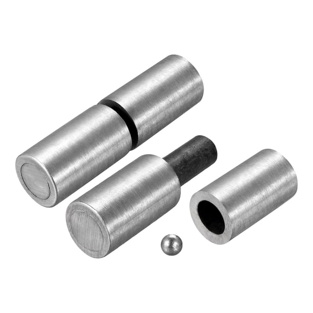 Bisagras Cilíndricas Soldadas Unique Bargains Hierro 107mm x 30mm Macho a Hembra 2 Pares