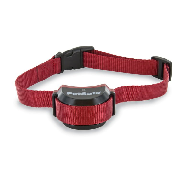 Petsafe Stubborn Dog Wireless Receiver Collar For Dogs 5lbs and Up/Fits Neck Size 6-28in Red