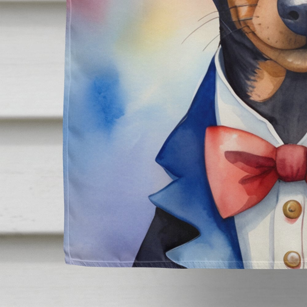 Manchester Terrier Patriotic American House Flag 28 in x 40 in