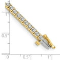 thumbnail image 4 of Primal Gold 14 Karat Two-Tone AA Diamond Tennis Bracelet, 4 of 5