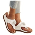 thumbnail image 6 of Flip Flops For Ladies Summer Wedges Shoes Women Slippers Bohemian Sandals Fashion Shoes, 6 of 9