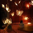 thumbnail image 2 of Butterfly LED Fairy String Lights Battery Wedding Christmas Curtain Lights, 2 of 6