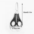 thumbnail image 2 of RXIRUCGD Student Scissors Graduated Shears, Student Ruler Scissors Student Graduated Practice Scissors Graduated Office Scissors Student Scissors, 2 of 6