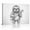 A, variant on XaaKee Canvas Art Prints Sloth Bathroom Animal Cute Wildlife Black And White Illustration Inner Framed 18*12Inch