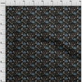 thumbnail image 4 of oneOone Viscose Chiffon Black Fabric Circus Quilting Supplies Print Sewing Fabric By The Yard 42 Inch Wide-aF, 4 of 5