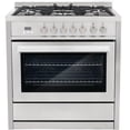 thumbnail image 3 of Cosmo 36 in. Dual Fuel Range & Range Hood & Dishwasher & Refrigerator Set, 3 of 33