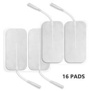 Easy@Home Self-Stick Carbon Electrode Pads, Non-Irritating Design 16 Pcs for TENS Unit