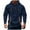 B_ Navy, variant on Fashion YLSDY Mens Full Zip up Hoodies Multi Snap Pockets Long Sleeve Winter Fall Cardigans Fleeced Outdoor Sweatshirt Dark Gray L