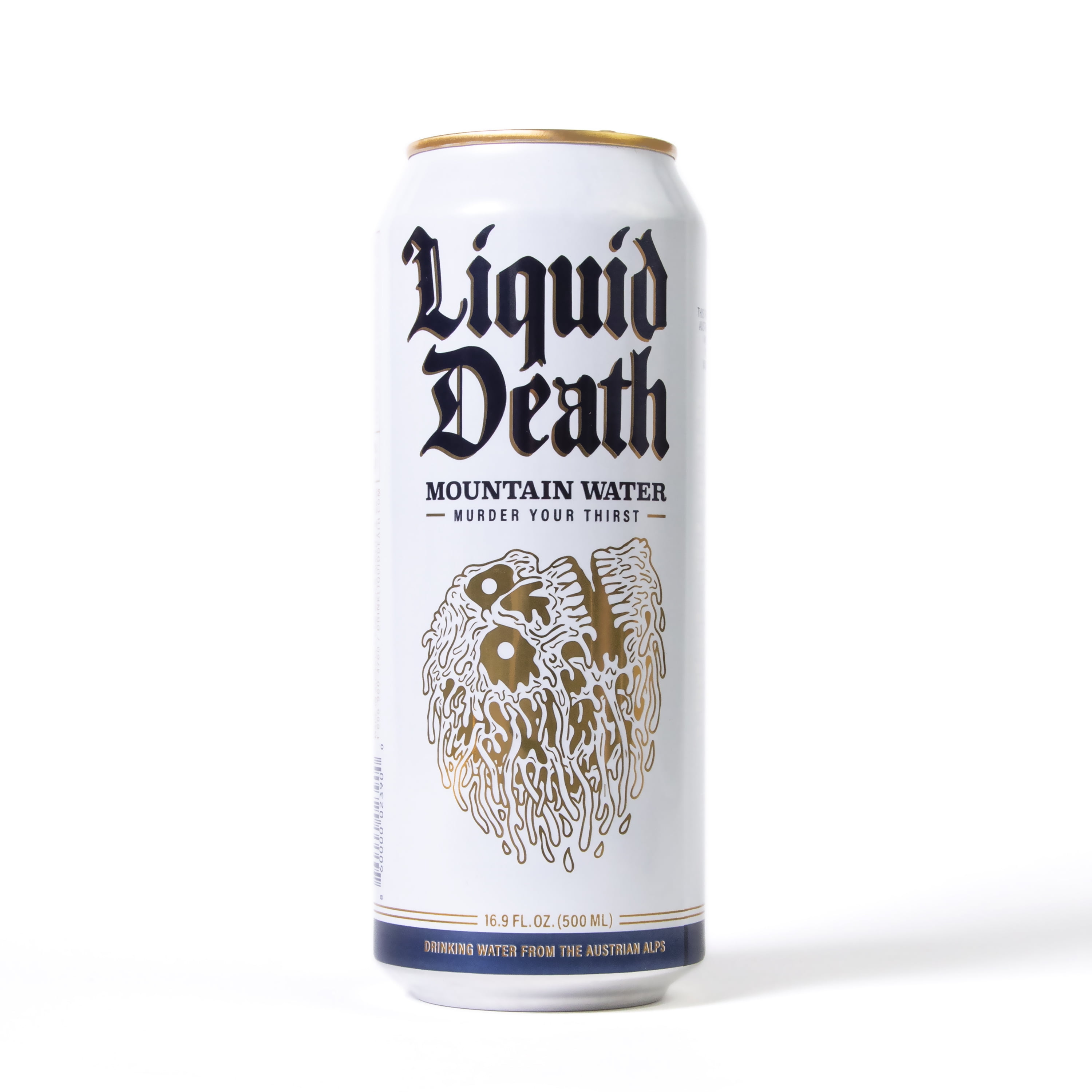 Liquid Death Mountain Water, 16.9 oz Tallboys (12Pack)