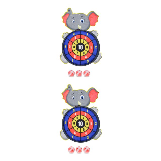Unatoiry 1 Set Hanging Targets Game Interactive Prop Safety Device Boards Set for Household School Kindergarten No.2 2Set