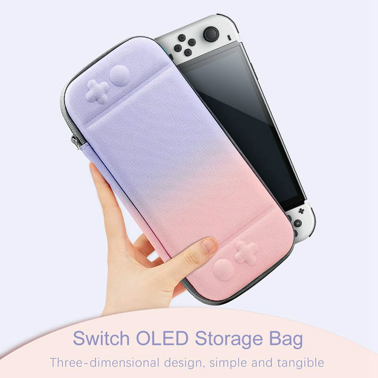 for Nintendo Switch OLED Storage Bag 9H Tempered Glass Protective Film Game  Card Case PC Crystal Hard Shell Thumb Grip Caps