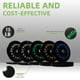 thumbnail image 3 of Set de Placas Olímpicas Bumper Fitvids 118 kg con Barra de 213 cm, 3 of 7