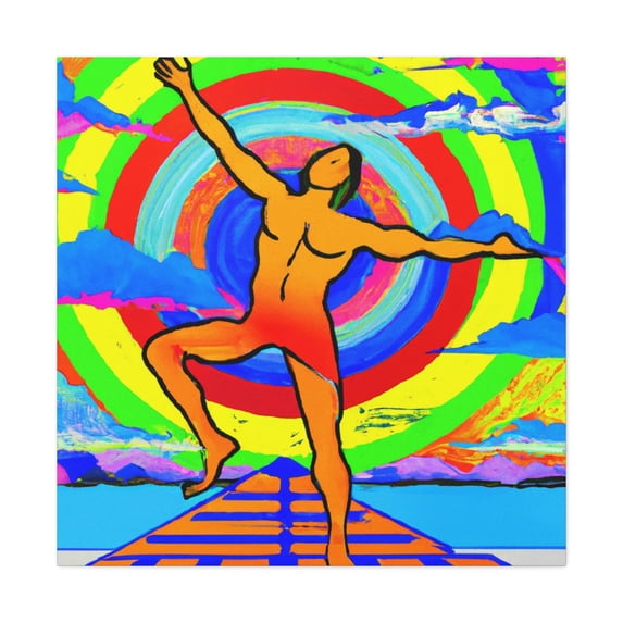 Yoga in Pop Art - Canvas