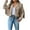 Khaki Women's fashion shirts, variant on Casual T Shirt for Women Fringe Coat for Women Faux Suede Leather Cowboy Style Coat Long Sleeve Tassels Cardigan Coat Chamarras De Fiesta Para Mujer