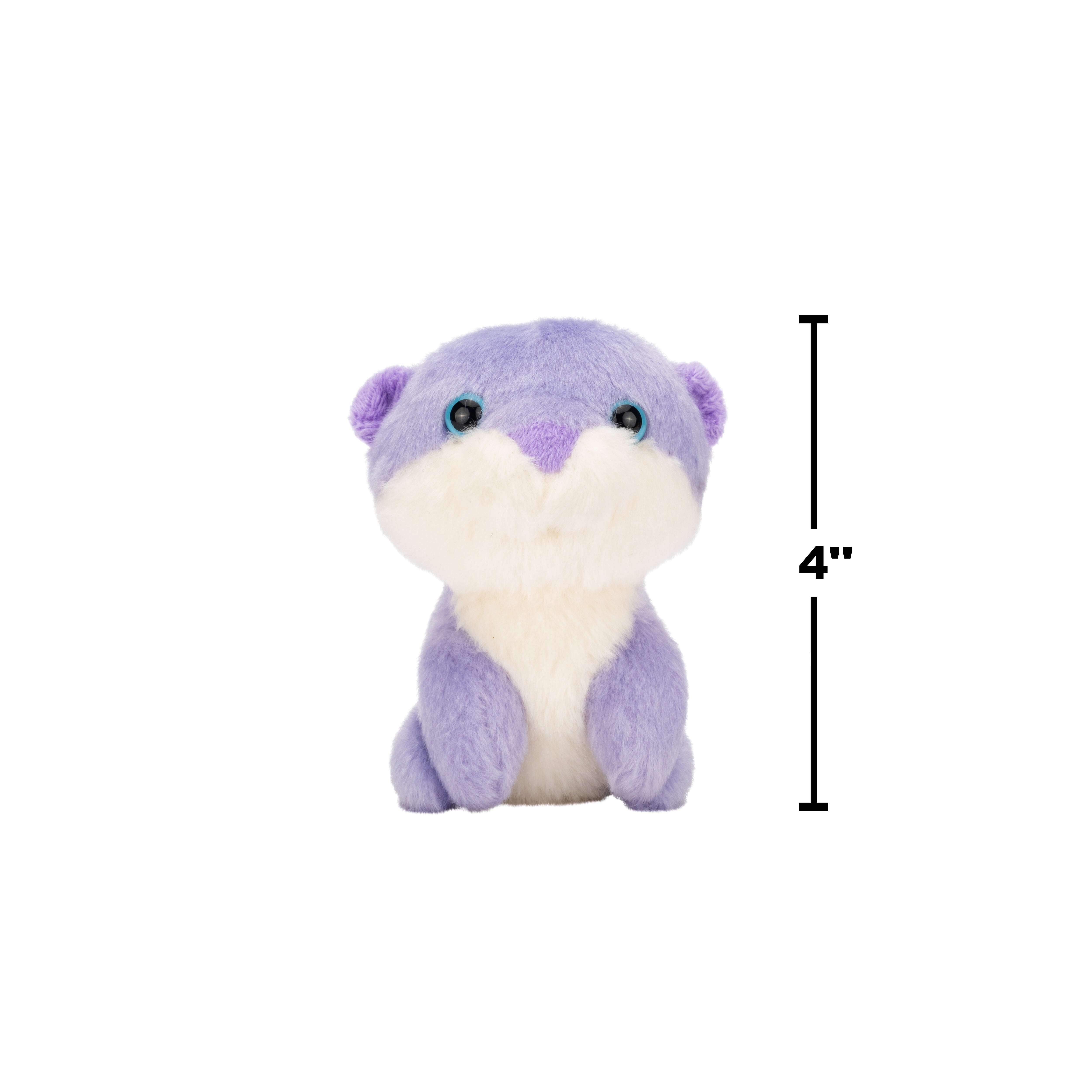 Russ Plush 4-inch Purple Otter Stuffed Animal Toy
