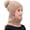 All in One, Khaki, variant on 3 in 1 Winter Knitted Beanie Hat Face Neck Warmer Set for Women Girls Fleece Lining Ski Caps with Pompom