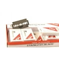 thumbnail image 3 of Mens Safety Razor Blades for Shaving - Double Edge Stainless Steel Razor Blades - Platinum Stainless Steel Double Edge Razor Blades - Precise, Smooth, Clean Shave and Barber Shops (1000), 3 of 5