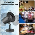 thumbnail image 3 of Christmas Projector Lights Outdoor, Waterproof Led Snowflake Projector Lights, Snowfall Dynamic Snow Effect Decorative Lighting for Xmas Holiday Wedding Indoor Party Decoration, 3 of 7
