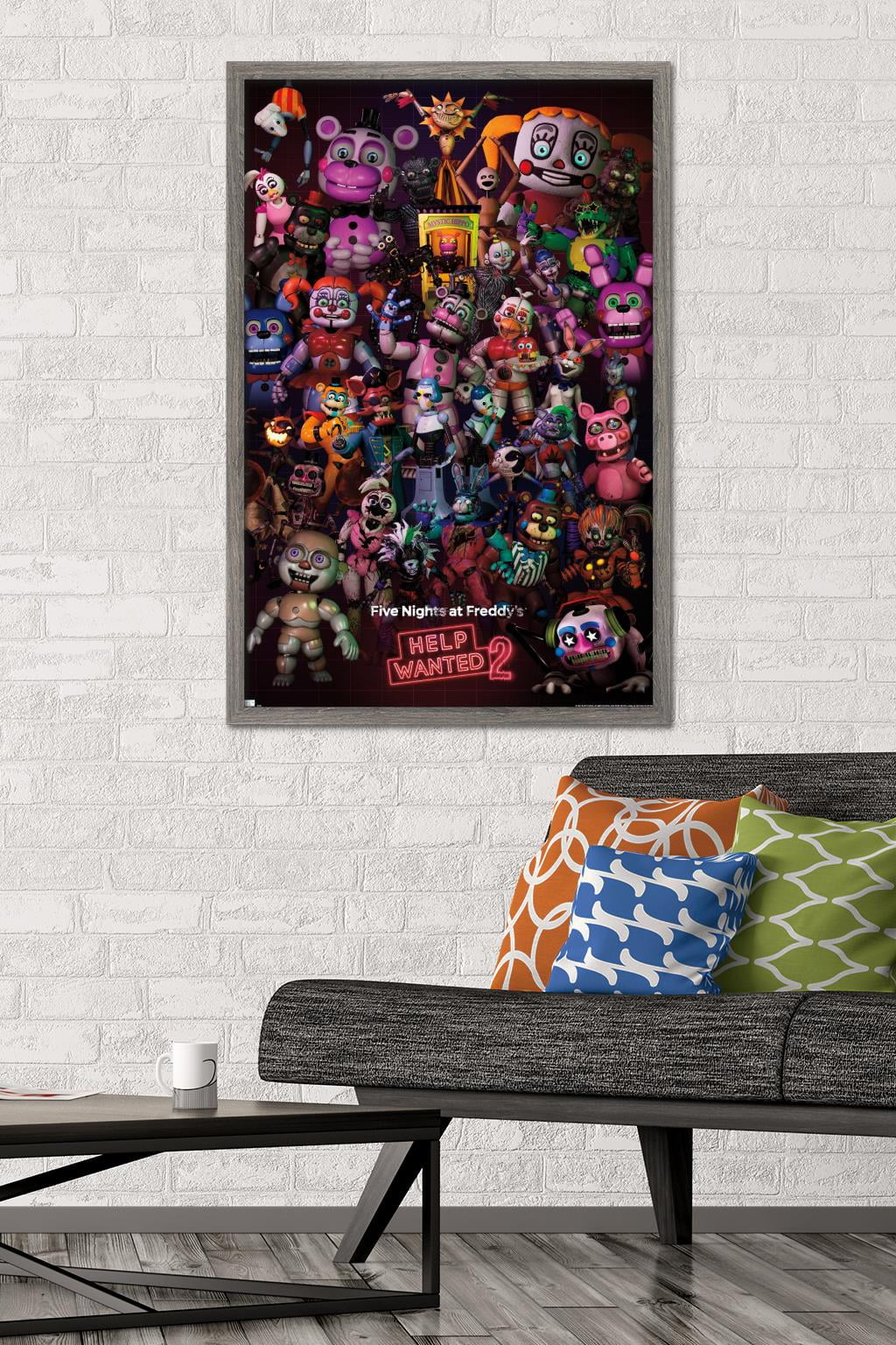 Five Nights at Freddy's: Help Wanted 2 - Group Wall Poster, 22.375" x 34" Framed