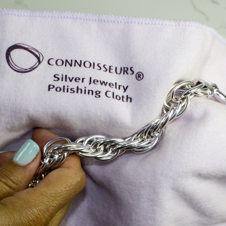 How To Clean Sterling Silver Jewelry Using a Silver Dip Cleaner & A  Polishing Cloth. 