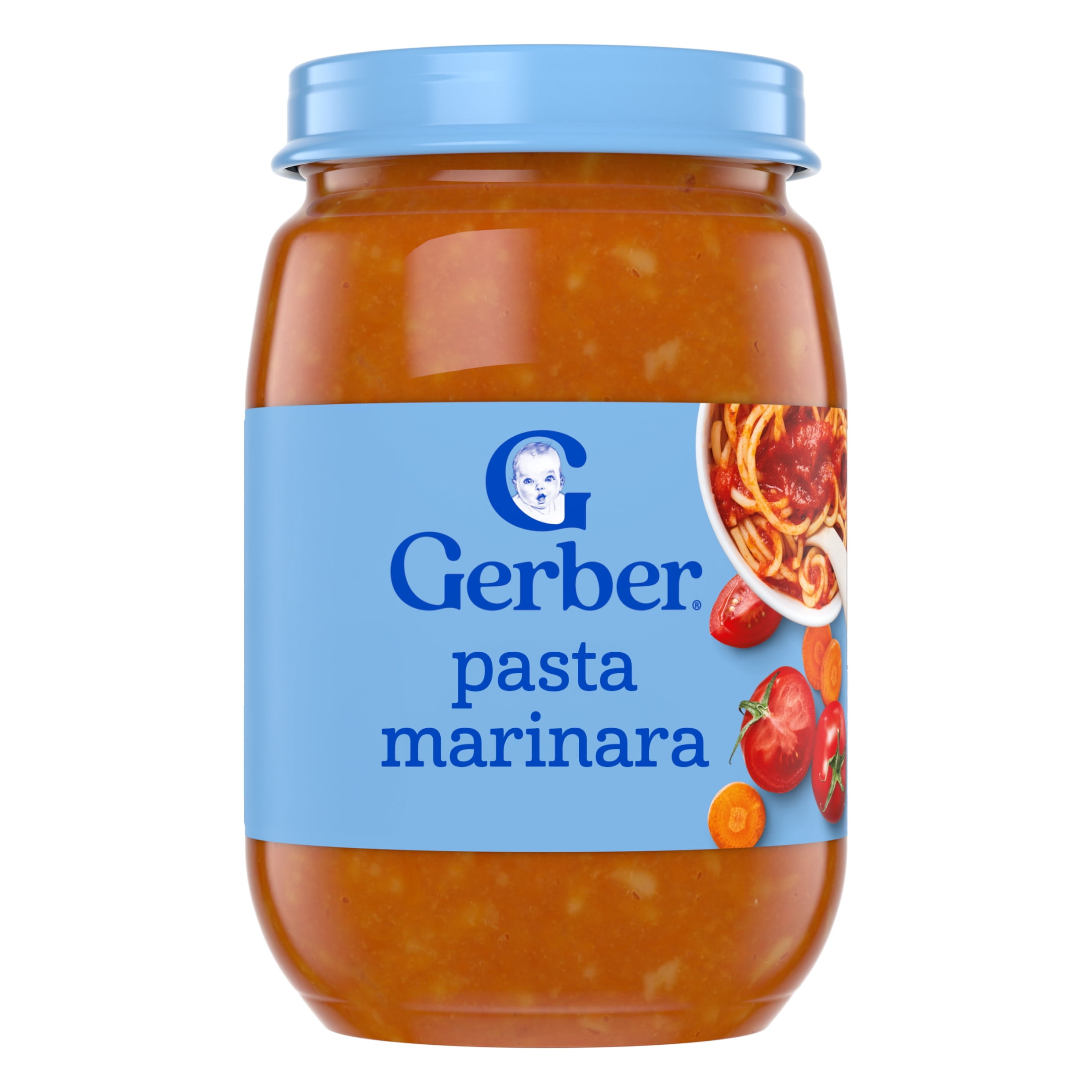 (12 pack) Gerber 3rd Foods Mealtime for Baby Veggie Power Baby Food, Pasta Marinara, 6 oz Jar