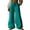 Mint Green, variant on Women's Cotton Linen Pants, Elastic Waist Wide Leg Trousers with Pockets, Soft Quick-Dry Casual Beach Vacation Pants, Comfortable Streetwear Wide Leg Trousers for Women Beige L