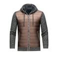 thumbnail image 2 of Ceisia Men's Thickened Hooded Sweater Jacket Zip Up Pockets Gift Long Sleeve Casual Outerwear, 2 of 5