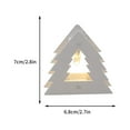 thumbnail image 3 of Xihbxyly Luces Led Navideñas de Madera con Forma de Copo de Nieve, Diseño de Casa Pequeña Ahuecada, Funciona con Pilas, Perfectas para Decoración de Interiores y Exteriores, Ambiente Festivo, Bodas o, 3 of 3