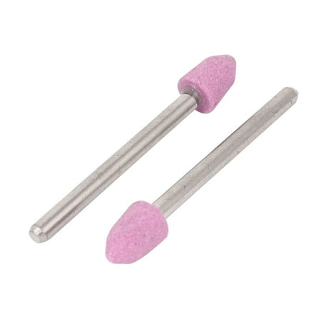 

Unique Bargains 7mm x 10mm Cone Head 3mm Shank Dia Grinding Mounted Stone Point Pink