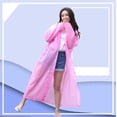 thumbnail image 5 of Chubasquero impermeable Eva para adultos, chaqueta impermeable reutilizable para exteriores, Poncho con capucha (1 unidad), 5 of 5