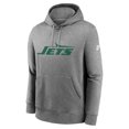 thumbnail image 2 of Men's Nike Heather Gray New York Jets Rewind Club Logo Pullover Hoodie, 2 of 3