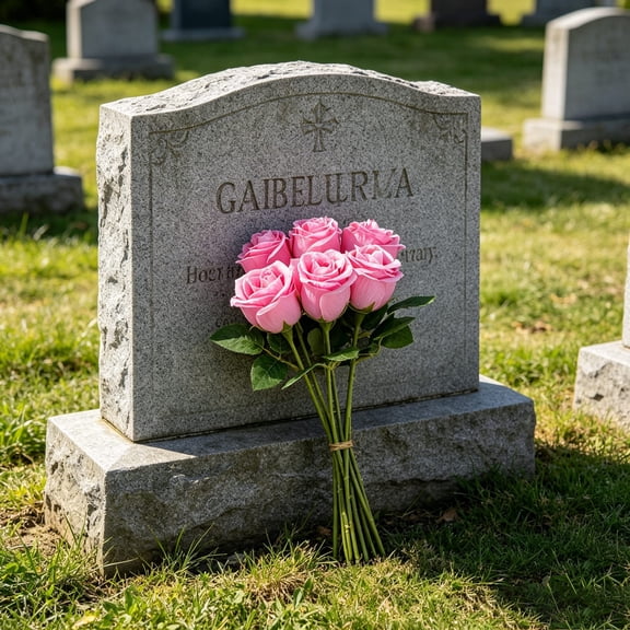 Cemetery Decorations for Grave, 12 Bouquets Memorial Artificial Rose Flower for Grave Vase and Funeral Decorations, Flowers for Gravesites Memorial Day Home Altar Floral Arrangements, Pink