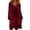 *Wine, variant on ClodeEU Women's Long Sleeve V Neck Velvet Mesh Sequin Embellished Dress,Fall Trendy Tunic Dress Wine,Womens Plus L