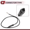 thumbnail image 4 of Cable de video de cámara de estacionamiento trasera único Bargains 0.5m/1.64ft 5Pin macho negro 2 Pcs, 4 of 7