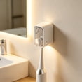 thumbnail image 1 of 10Pcs Wall Mounted Toothbrush Holder, Usloyux Bathroom Organizer Wall Mounted, No Drill Toothbrush Storage Rack, Adhesive Bathroom Wall Organizer for Toothbrush Holder, Bathroom Countertop Sink, 1 of 6