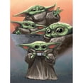 thumbnail image 1 of 5D DIY diamante pintura completo taladro redondo dibujos animados Yoda mosaico imagen Kits Sywqhk Decoración hogareña, 1 of 9