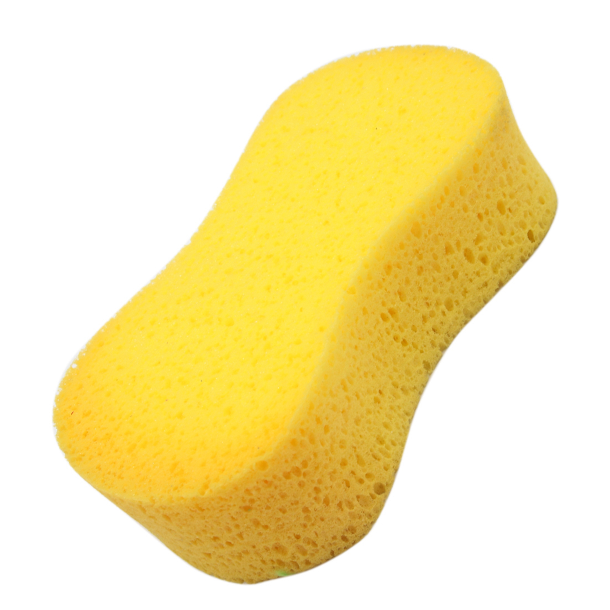 Unique Bargains Universal Yellow 8 Shaped Car Washing Sponge Pad for Car Cleaning