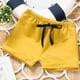 thumbnail image 2 of Odeerbi 6M-8Y Niños Niñas Verano Algodón Pantalones Cortos Deportivos Color Sólido Lindo Ocio Frenulum Pantalones Cortos, 2 of 5
