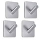 thumbnail image 1 of Naiovety 1111Fourone, 4 Uds., colgador de toallas de acero inoxidable, albornoces, sombreros, bolsa, llave, puerta, ganchos de pared para cocina y baño Almacenamiento y organización del hogar Naiovety JJ12683-00, 1 of 6