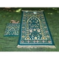 Muslims Prayer Mat Rugs with Bag Travel Portable Flower Pattern Carpet ...