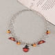 thumbnail image 3 of Collar con colgante de calabaza JAMW Metal Cristal Sencillez, 3 of 5
