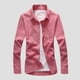 thumbnail image 1 of pstuiky camisetas de hombre, Camiseta informal de manga corta con botones y solapa de color liso para hombre camisas casuales para hombre l, 1 of 3