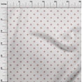 thumbnail image 2 of oneOone Cotton Poplin Twill Light Pink Fabric Diamond Shape Small Quilting Supplies Print Sewing Fabric By The Yard 56 Inch Wide, 2 of 4